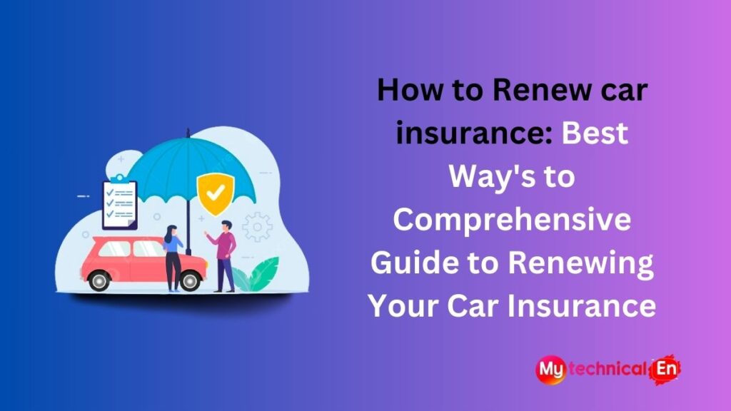 Renew car insurance 4